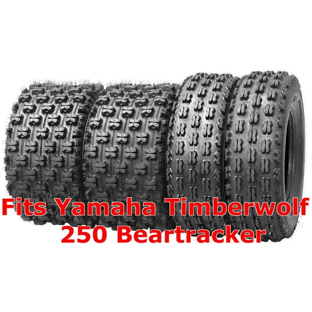 21x7-10 & 22x10-10 Complete Set Yamaha Timberwolf 250 Beartracker ATV Tires